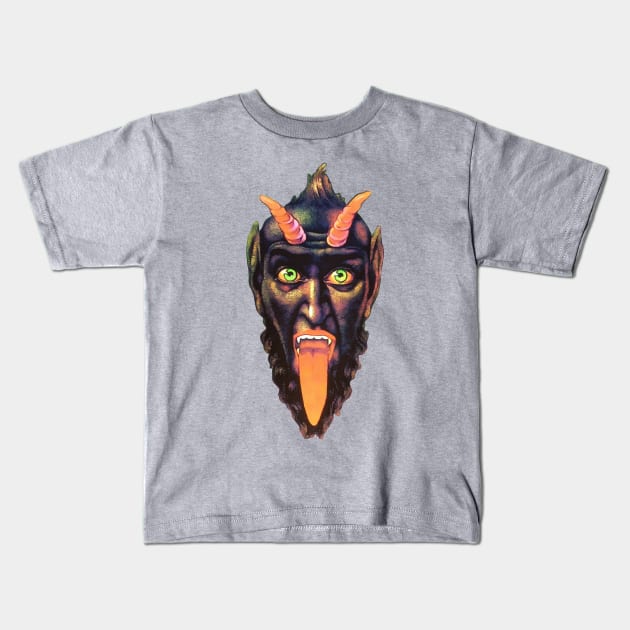 Say Hello To Krampus! Kids T-Shirt by hojjisan